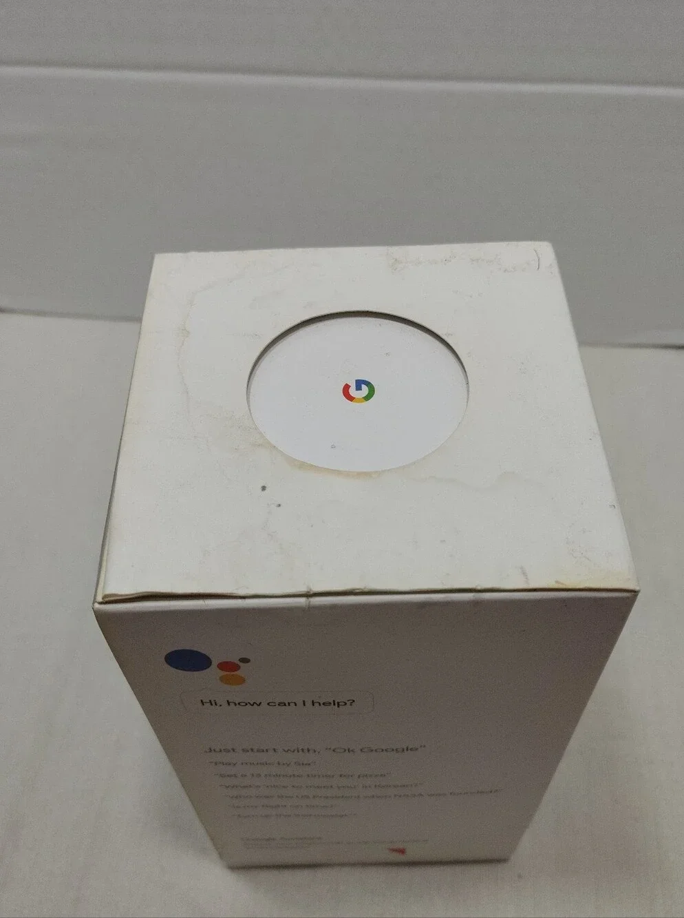 ( NEW ) Google Home Voice-activated Smart Speaker- Open For Pictures